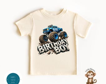 Big Truck Birthday Boy TShirt | Boys Birthday Sweatshirt | Truck Theme Birthday Baby Onesie®