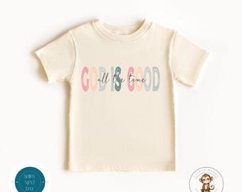 God is Good Kids Tshirt | Christian Catholic Religious Baby Onesie® | Baby Shower Gift