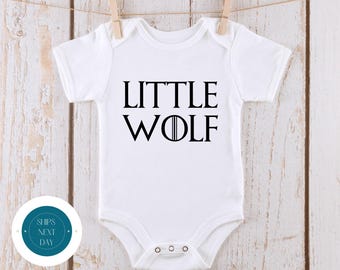 Little Wolf Onesie® | Custom Kids Tshirt | Cute Funny Baby Shower Gift