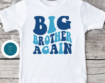 Big Brother Again Kids Tshirt | Big Brother Tshirt | Brother Onesie® | Big Brother Tee
