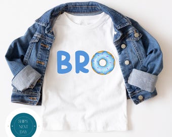 BRO Donut Kids Tshirt | Custom Kids Tshirt | Cute Kids Tee | Food Kids Tshirt