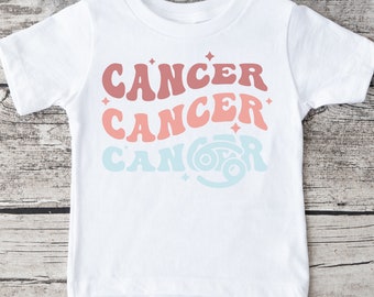 Cancer Onesie® | Custom Kids Cancer Tshirt | Zodiac Onesie® | Astrological Onesie®