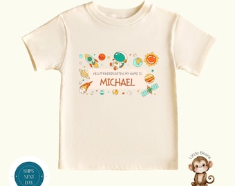 Boys Custom Name Grade First Day of School Shirt |  Personalized My Name is Shirt | Back to School Shirt | First Day School Photo Shirt