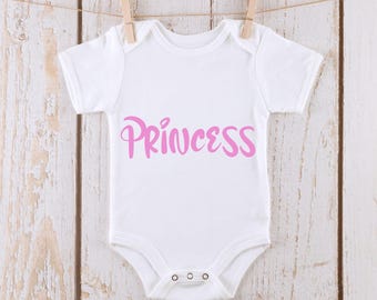 Princess Pink Baby Onesie® Kids Tshirt Baby Bodysuit Custom