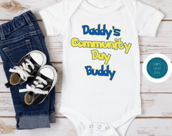 Daddys Community Day Buddy Baby Onesie® | T-shirt enfant personnalisé | Combinaison Pokemon®