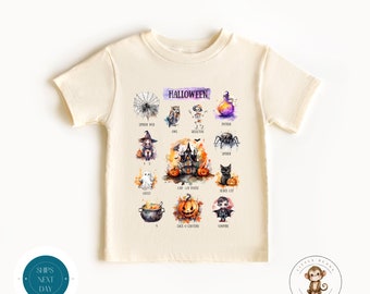 Halloween Favorite Things Kids Shirt | Cute Halloween Party Shirt | Halloween Kids Sweatshirt
