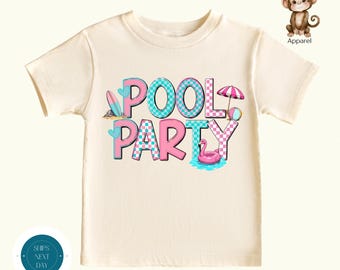 Pool Party Kids Shirt | Summer Party Unisex  Tshirt | Cute Toddler Sweatshirt | New Baby Onesie® Gift