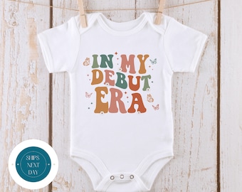 In meiner Debüt-Ära Retro Baby Onesie | Kinder T-Shirt | Benutzerdefinierte Baby Body | Geschenk zur Babyparty