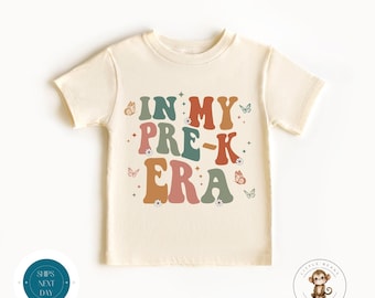In My Pre K Era Retro Kids Tshirt | Pre K School Shirt | Cute School Sweatshirt