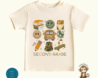 Second Grade Camo School Shirt |  Boys First Day of 2nd Grade | Back to School Shirt | First Day School Photo Shirt