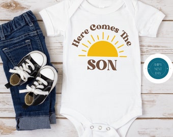 Here Comes the SON Onesie® | Cute Funny Baby Onesie® | Baby Shower Gift | New Baby Onesie®