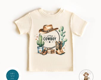 Little Cowboy Kids Shirt | Boys Cowboy Sweatshirt | Cute Cowboy Themed Baby Onesie®