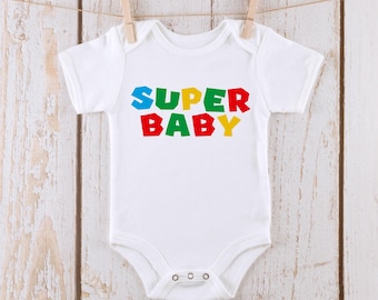 Super Baby Onesie® | Custom Kids Tshirt | Funny Onesie® | Super Baby Tshirt