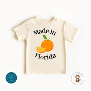 Made in Florida Natural Onesie® | State Baby Onesie® | Cute Baby Shower Gift | Long Distance Baby Gift image 4