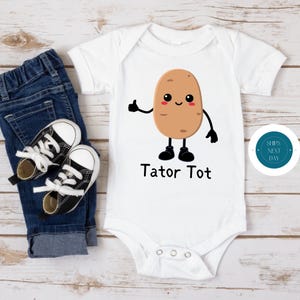 Tator Tot Onesie® | Funny Baby Onesie® | Baby Shower Gift | Cute Kids Tee | Cute Food Onesie®