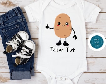 Tator Tot Onesie® | Funny Baby Onesie® | Baby Shower Gift | Cute Kids Tee | Cute Food Onesie®