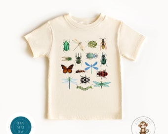 Bugs Retro Kids Tshirt | Future Entomologist Shirt | Gift for Kids