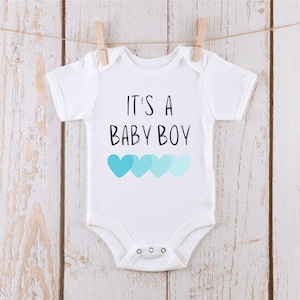 Its a Boy |  Reveal Baby Onesie® | Kids Tshirt | Custom Baby Bodysuit | Gender Announcement