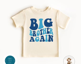 Big Brother Again Baby Onesie® | Brother Tshirt | Custom Baby Bodysuit | Big Brother Tee