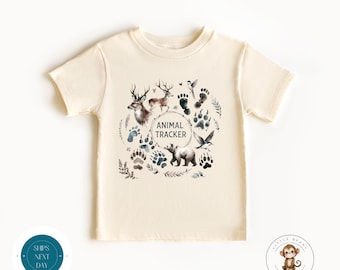 Animal Tracker Kids Shirt | Animal Baby Onesie® | Custom Youth Animal Sweatshirt