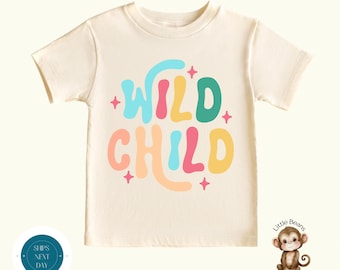 Wild Child Toddler Shirt | Cute Toddler Sweatshirt | Retro Wild Child Baby Onesie®
