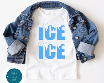 Ice Ice Baby Kids Tshirt | Custom Kids Tshirt | Cute Funny Tee | Music Kids Tshirt