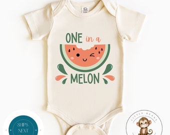 One in a Melon Birthday Baby Onesie® | First Birthday Melon Theme | Baby Shower Gift