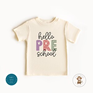 Hello Pre-K School Shirt | First Day of Pre School | First Day School Photo Shirt | Back to School Shirt