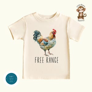 Free Range Kids Chicken Shirt | Cute Chicken Baby Onesie® | Kids Farm Sweatshirt