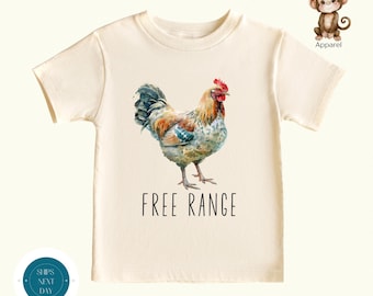 Free Range Kids Chicken Shirt | Cute Chicken Baby Onesie® | Kids Farm Sweatshirt