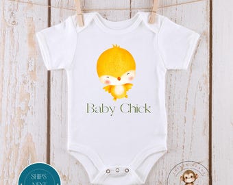 Baby Chick Cute Easter Baby Onesie® | Custom Easter Kids Tshirt | Baby Bodysuit | Easter Bunny Gift