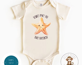 Take Me to the Beach Baby Onesie® | Summer Baby Onesie® | Cute Baby Shower Gift | Vacation Onesie®