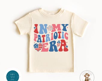 In My Patriotic Era 4th of July Kids Shirt | Summer Holiday Baby Onesie® | Cute Kids Gift | Summer Shirt | Red White and Blue Party