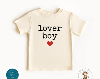 Lover Boy Valentine Kids Tshirt | Valentines Baby Onesie® | Custom Baby Bodysuit | Valentines Day Tee
