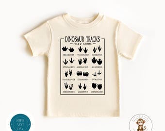 Dinosaur Tracks Kids Tshirt | Baby Shower Gift | Dino Baby Onesie® | Kids Dino Shirt