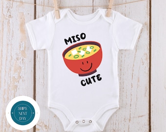 Miso Cute Onesie® | Funny Baby Onesie® | Baby Shower Gift | Cute Kids Tee | Cute Food Onesie®