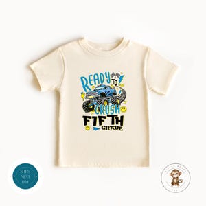 Ready to Crush Fifth Grade School Shirt | Boys First Day of Fifth Grade | First Day School Photo Shirt | Back to School Shirt