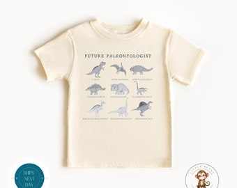 Future Paleontologist Kids Tshirt | Baby Shower Gift | Dinosaur Baby Onesie® | Dino Custom Onesie®