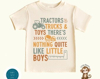 Tractors Trucks and Toys Shirt | Nothing Quite Like Little Boys Baby Onesie® | Adorable Little Boys Sweatshirt