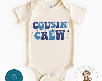 Cousin Crew Blue Retro Baby Onesie® | Boy Cousin Kids Tshirt | Family Cousin Sweatshirt