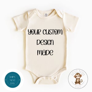Your Custom Design Baby Onesie® | Personalized Name Onesie® | Baby Shower Gift | Custom Toddler Shirt | Custom Baby Shirt