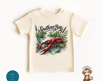 Southern Boy Tshirt | Boys Crawfish Sweatshirt | Custom Boys Onesie®