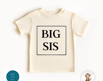 Big Sis Shirt | Big Sister Baby Onesie® | Baby Announcement Shirt | Gift for Sister
