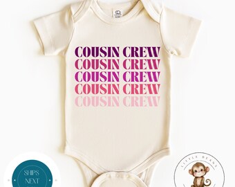 Cousin Crew Stack Pink Kids Onesie® | Cousin Crew Kids Tshirt | Cousin Crew Cute Onesie®