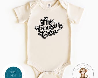 The Cousin Crew Retro Baby Onesie® | Matching Cousins Kids Tshirt | Family Cousin Reunion Sweatshirts