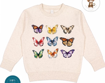 Butterfly Grid Kids Sweatshirt | Pretty Butterflies Kids Tshirt | Baby Onesie® Shower Gift
