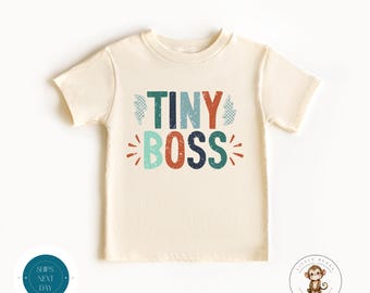 Tiny Boss Kids TShirt | Funny Cute Kids Tshirt | Tiny Boss Sweatshirt | Custom Baby Onesie®