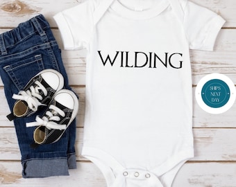 Wilding Onesie® | Custom Kids Tshirt | Cute Funny Baby Shower Gift