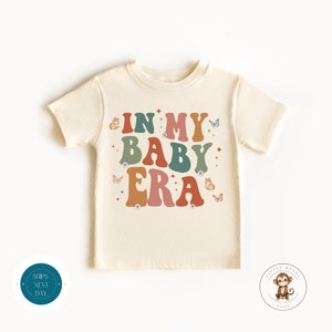In My Baby Era Butterflies Natural Kids Tshirt | Baby Era Onesie® | Custom Baby Bodysuit | Cute Taylor Onesie®