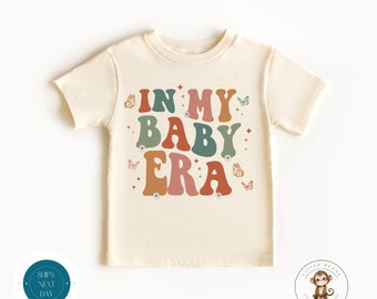 In My Baby Era Butterflies Natural Kids Tshirt | Baby Era Onesie® | Custom Baby Bodysuit | Cute Taylor Onesie®